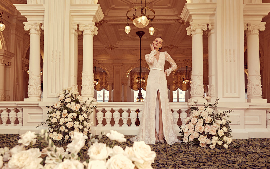 Magical shoot Couture in Bloom published by Vogue